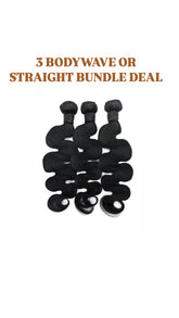 3 STRAIGHT OR BODY-WAVE BUNDLE DEAL